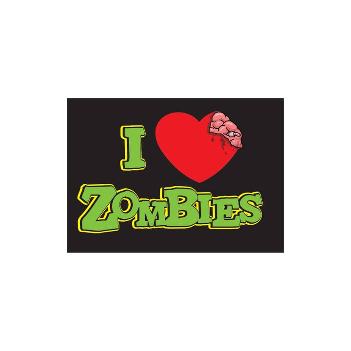 Kalan - Wholesale Magnet - I HEART ZOMBIES Jumbo Magnet