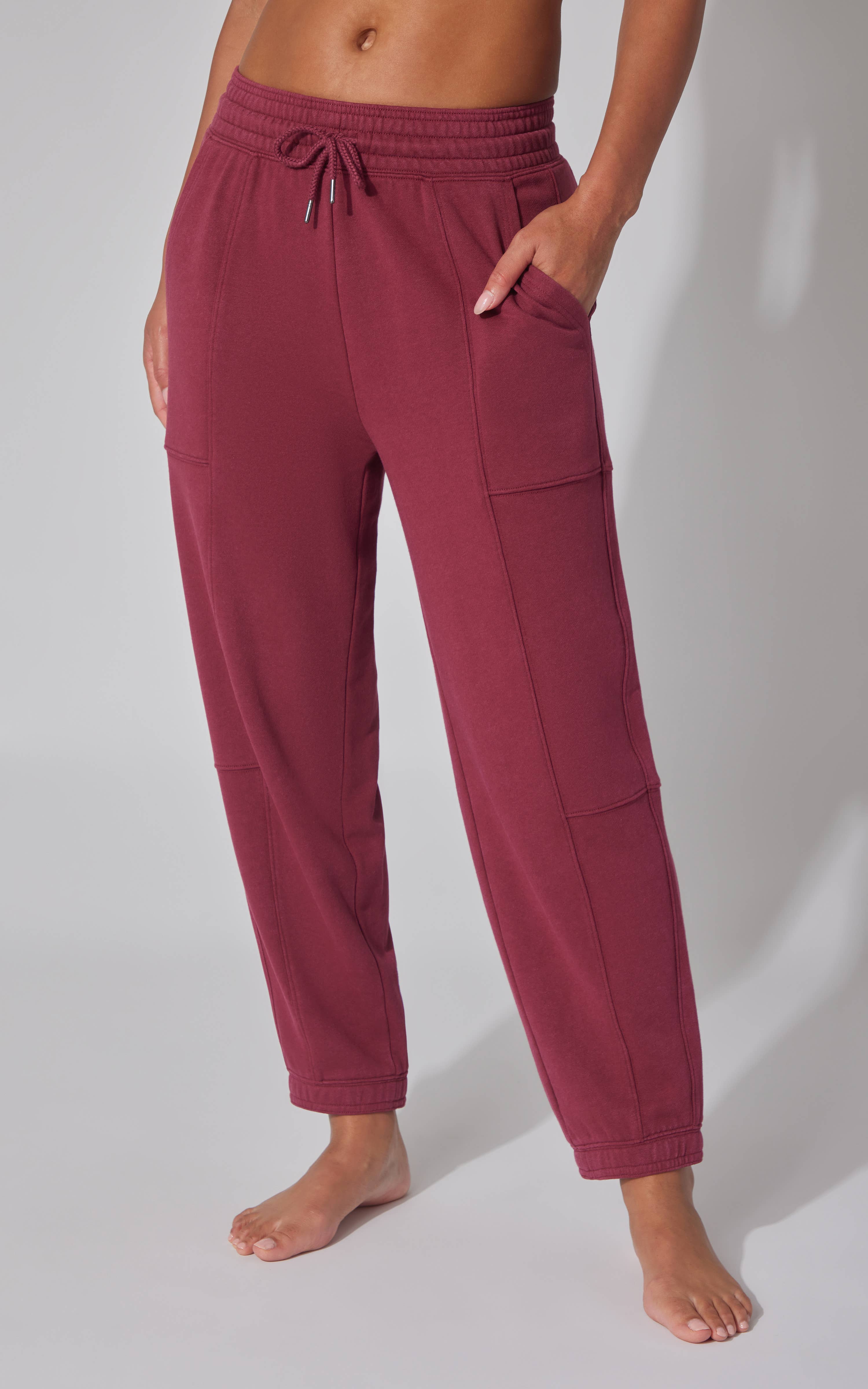 90 Degree by Reflex & Yogalicious – wholesale Athletic sweatpants/jogging bottoms – Women's – Women's Oversized Barrel Jogger Pants 5