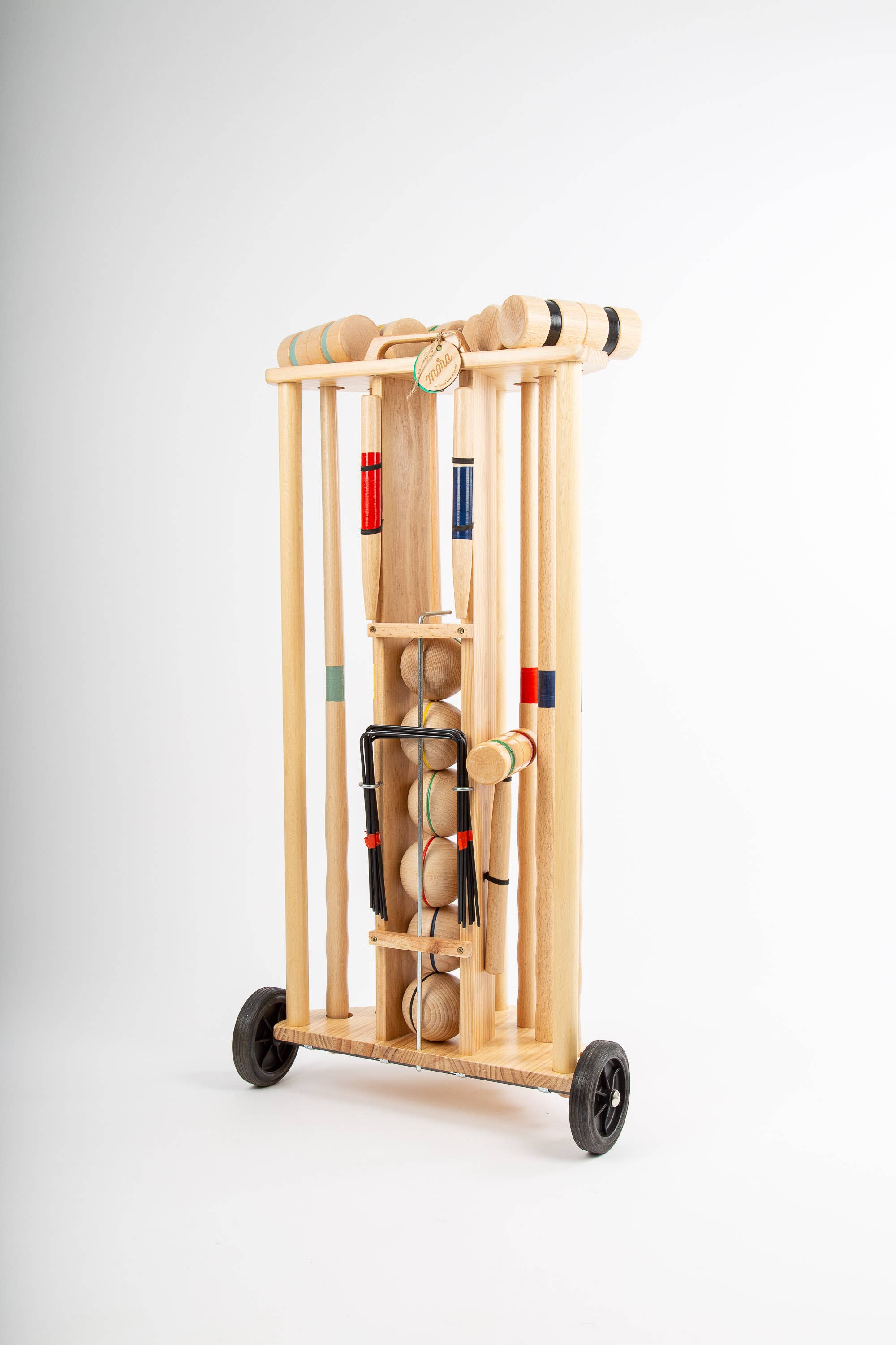 MORA PLAY - Wholesale Sporting Accessories - Professional wooden croquet set - 6 Players1