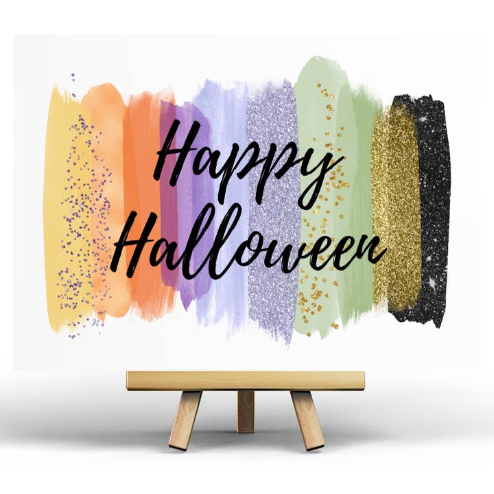 Happy Halloween - Postcard for wholesale by Penpaling Paula