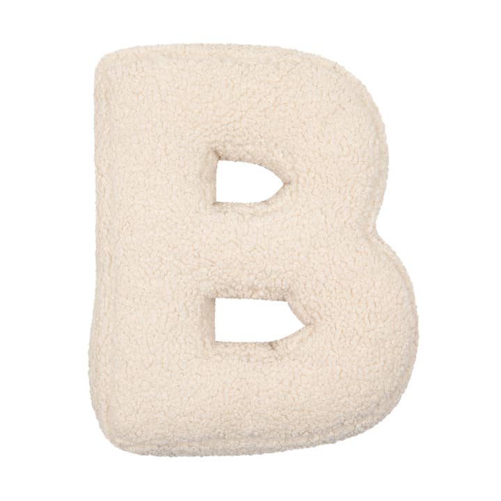 Boucle Letter Cushion B for wholesale by Bettys Home