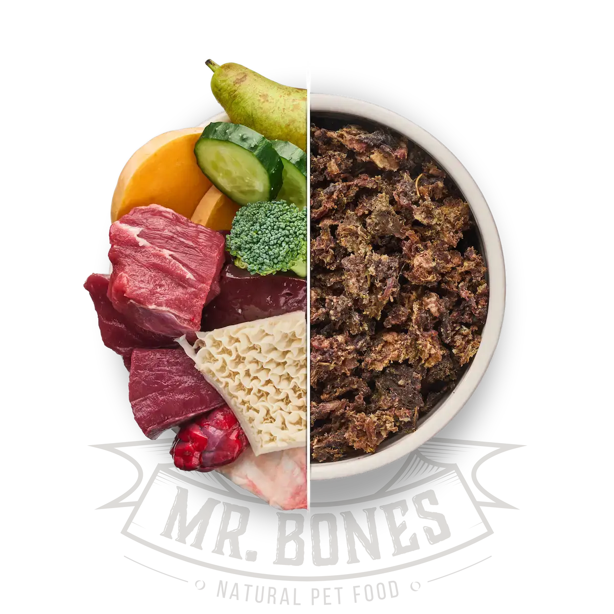 Mr.Bones - Natural Pet Products - Wholesale Pet Food - Dog - Dry BARF for dog- Beef & Green Tripe.2