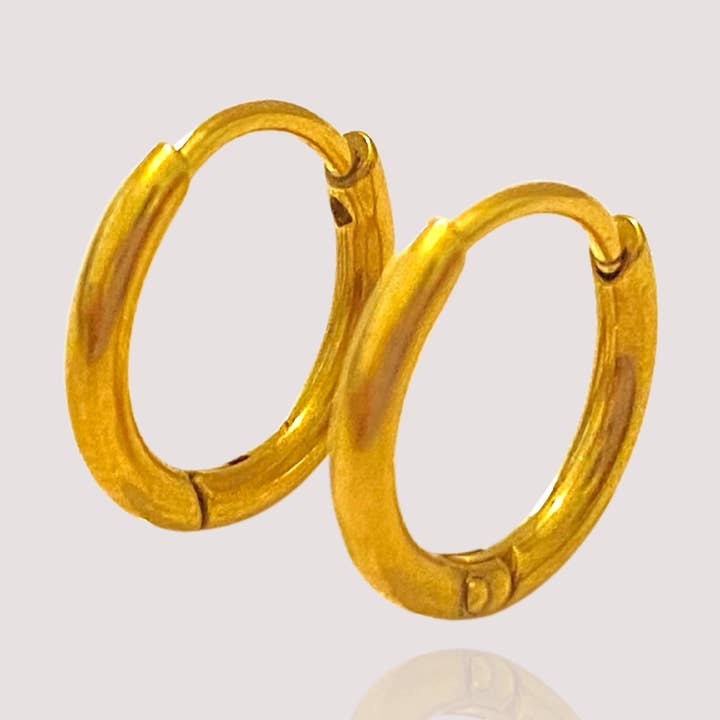 Boucles d'oreilles / Créoles 10 mm - Collection Marie pour la vente par Beyourself® Paris