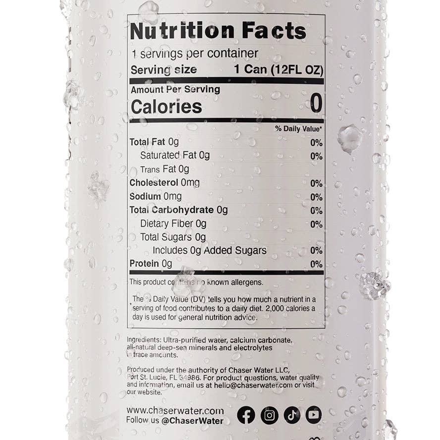 Chaser Water - Wholesale Still Water - Chaser Water - 12-Pack (12oz Cans)3