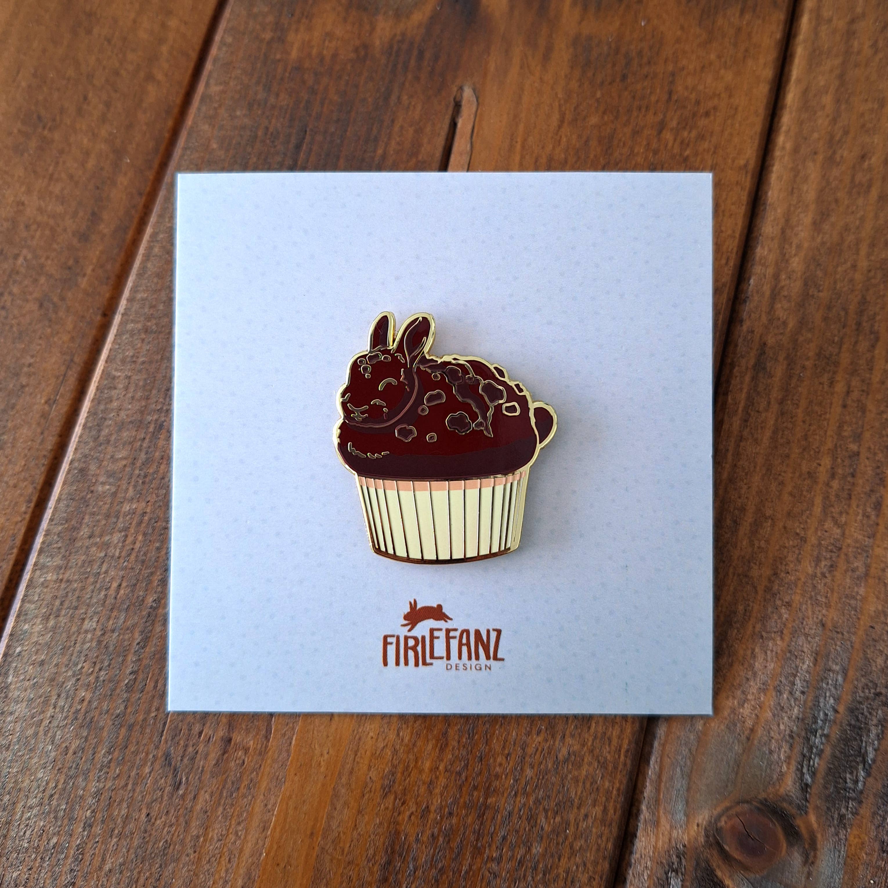Firlefanz Design - Wholesale Lapel Pin/Button - Pins "Pastry bunnies"8