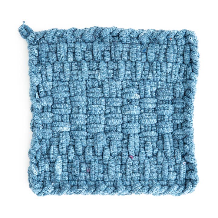 Kate Kilmurray - Wholesale Oven Mitt/Pot Holder - River Collection in hand dyed Indigo