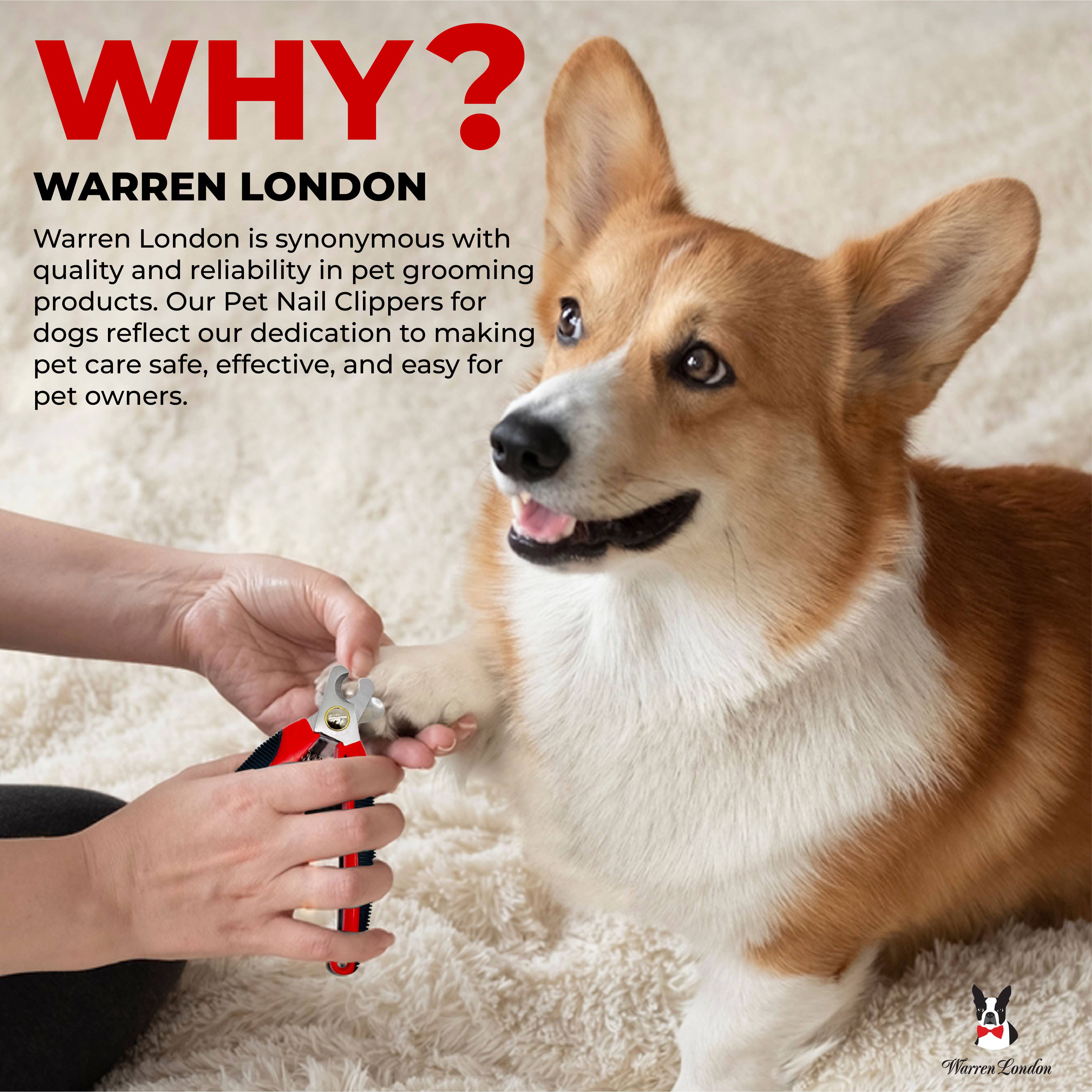 Warren London Dog Products - Wholesale Pet Paw/Nail Care Accessory - Warren London Dog Nail Clippers – For All Dog Sizes5