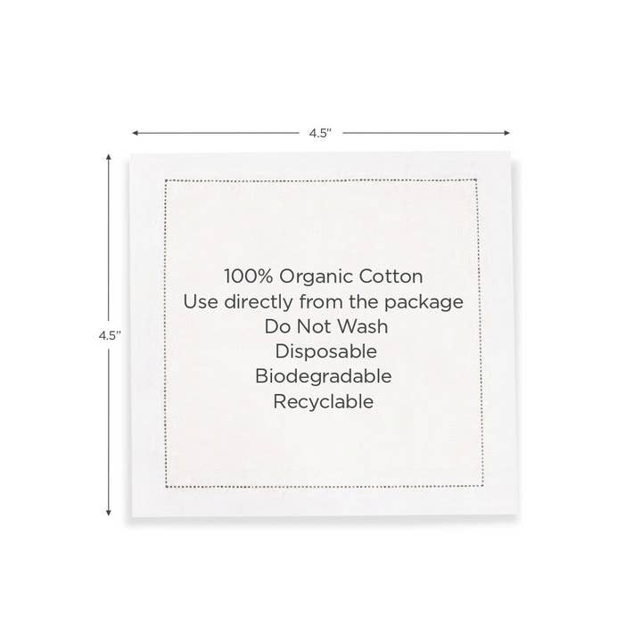 Five Star Napkins Inc. - Wholesale Disposable Napkin - Christmas Quotes - Red Cotton Cocktail Napkins x 50