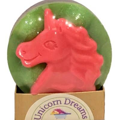 Ideal Soaps - Wholesale Bath Pouf/Sponge - Soapy Sponge Unicorn Dreams5
