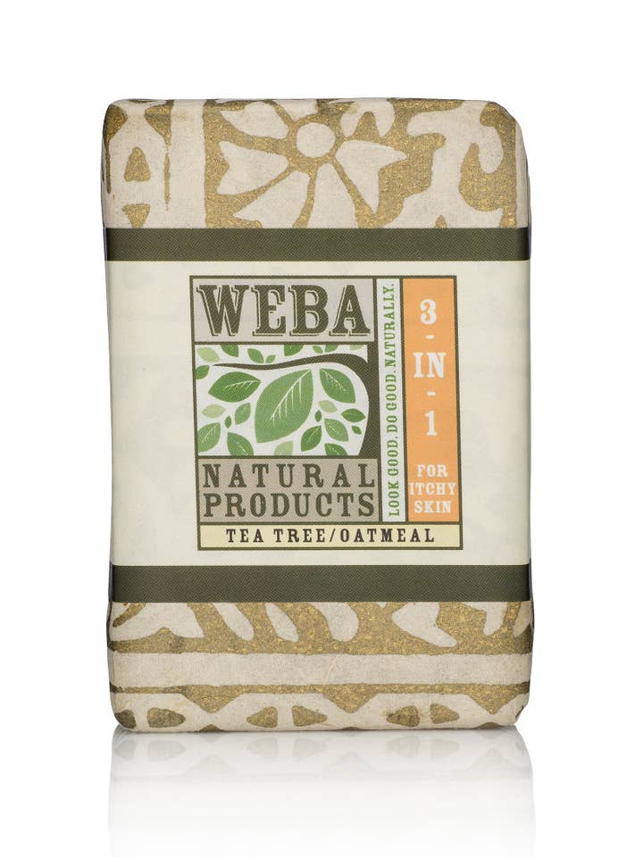 Savon 3-en-1 - Arbre à thé/Avoine pour la vente par WEBA Natural Products, Inc.