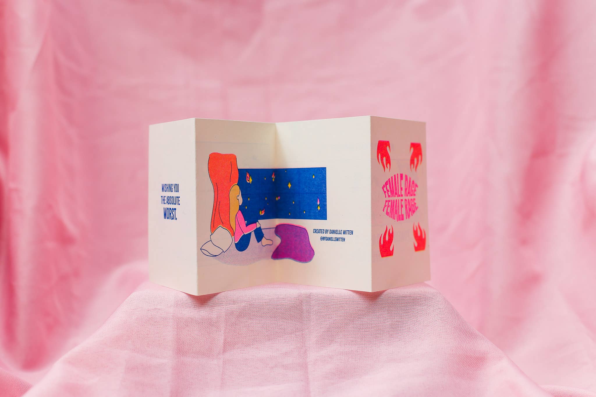 By Danielle Witten - Wholesale Comic Book - Female Rage Risograph Comic Zine3