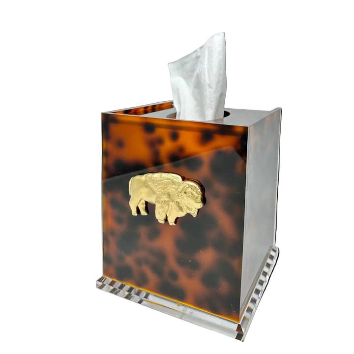 Buffalo Tissue Box for wholesale by Southern Tribute