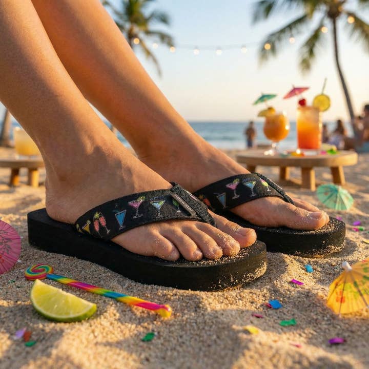 Tidewater Sandals - Wholesale Flip Flops - Women's - Sip Sip Hooray1
