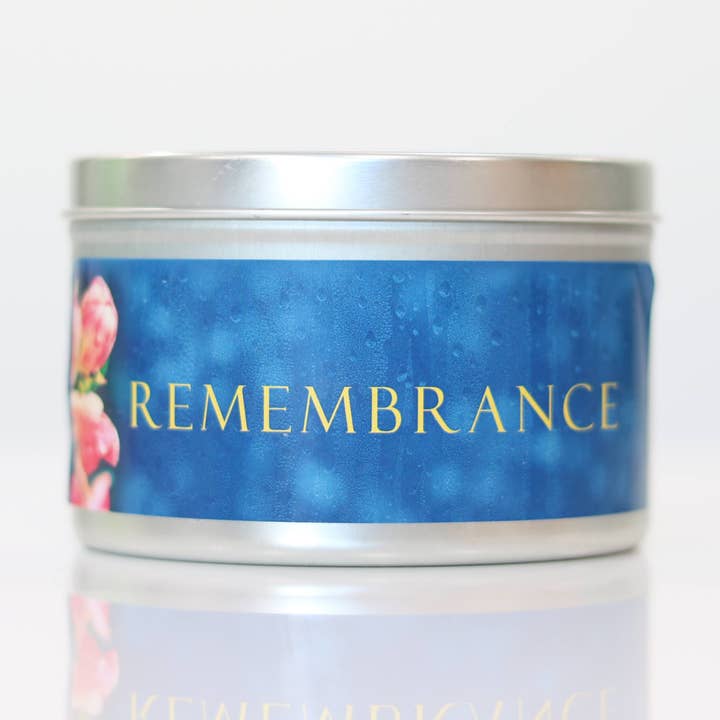 Remembrance Candle, condolence, grief, sympathy, death, for wholesale by Loving Lights Candles LLC