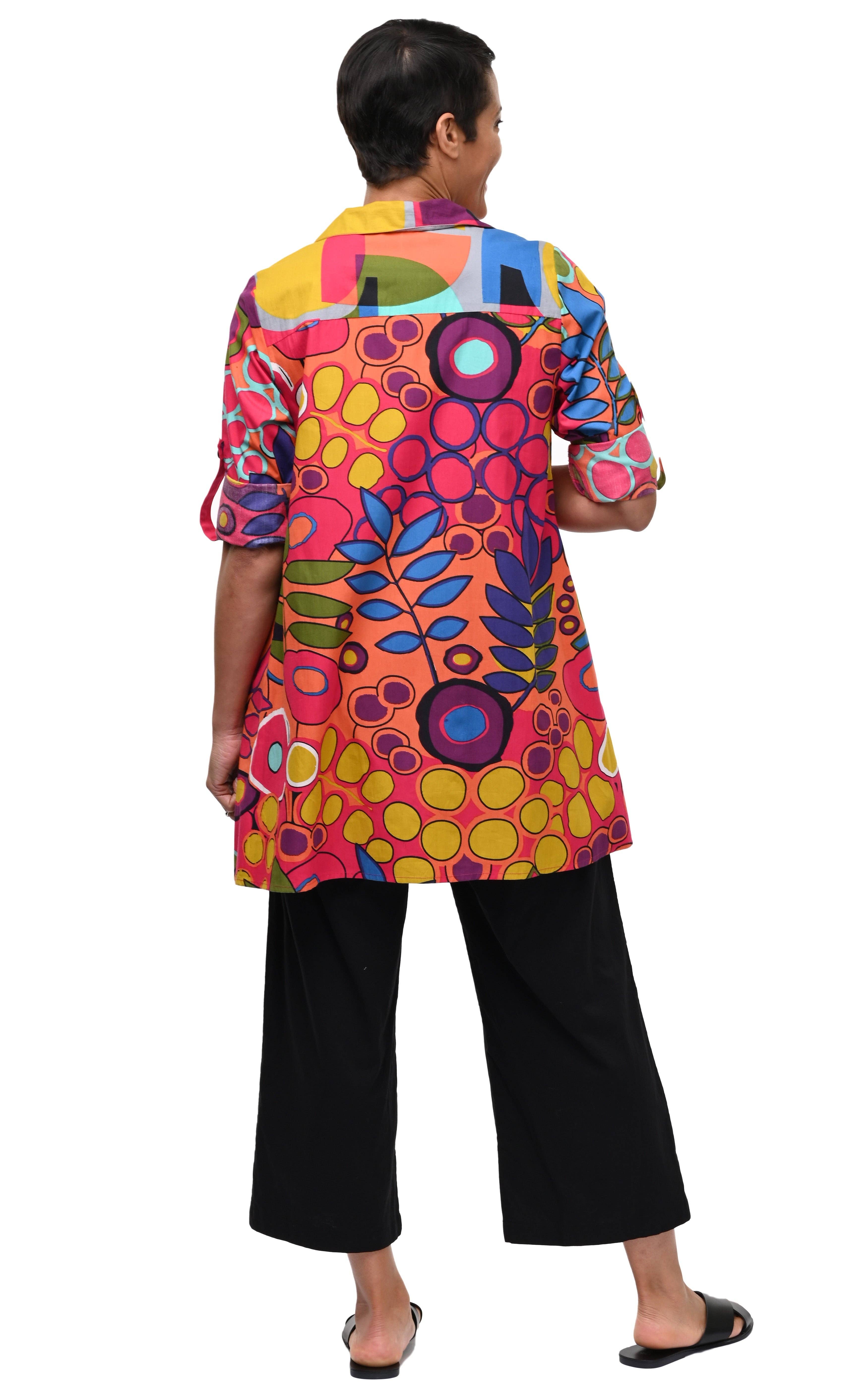 Tulip Clothing – Großhandel Tunika – Damen – CV1218 Rachel Bluse in Galapagos*2