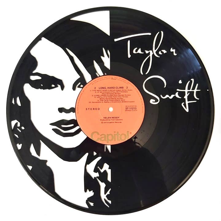 Broken Record - Wholesale Wall Accent - Vinyl Record Art - Taylor Swift