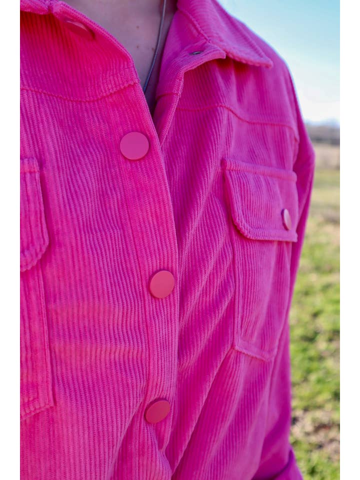 Rosa Chaqueta de pana Cadillac rosa MK210 de venta al por mayor en Faire