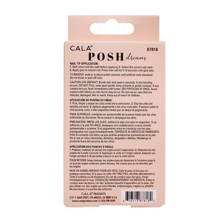 PINEAPPLE Beauty - Wholesale Press-On/Fake Nails - CALA 87818 Posh Dreams XMAS Tree Press on Nails - 6