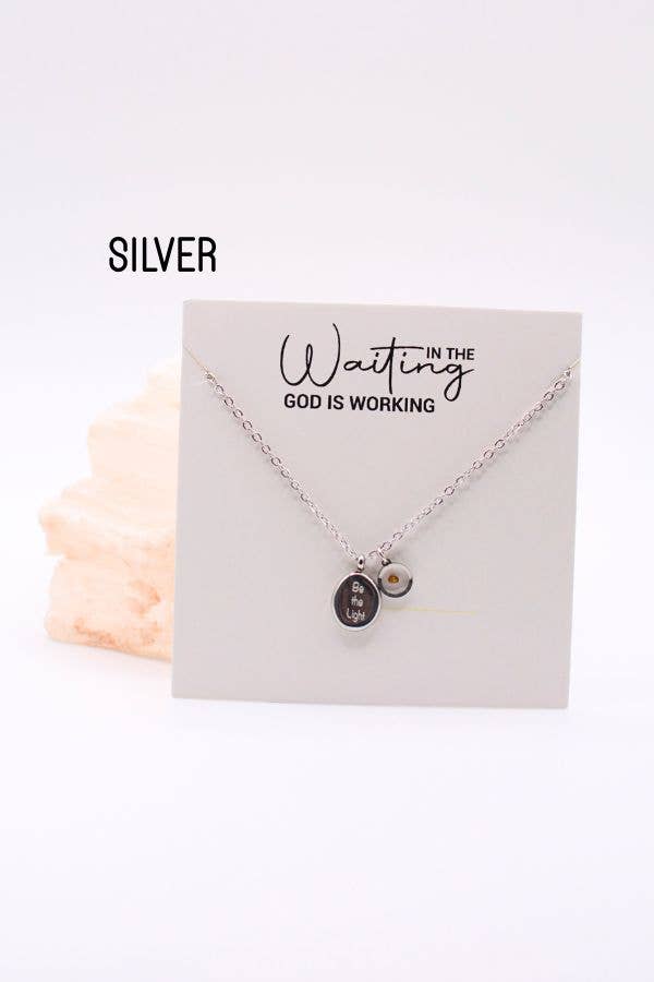 Two and Crew - Faith Based Jewelry & Gifts - Wholesale Pendant/Charm Necklace - Mustard Seed Faith Necklace, Be the Light Christian Jewelry2