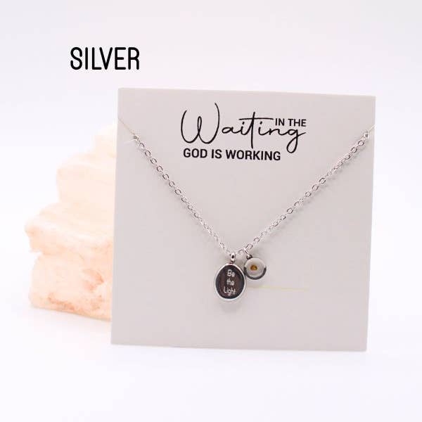 Two and Crew - Faith Based Jewelry & Gifts - Wholesale Pendant/Charm Necklace - Mustard Seed Faith Necklace, Be the Light Christian Jewelry2