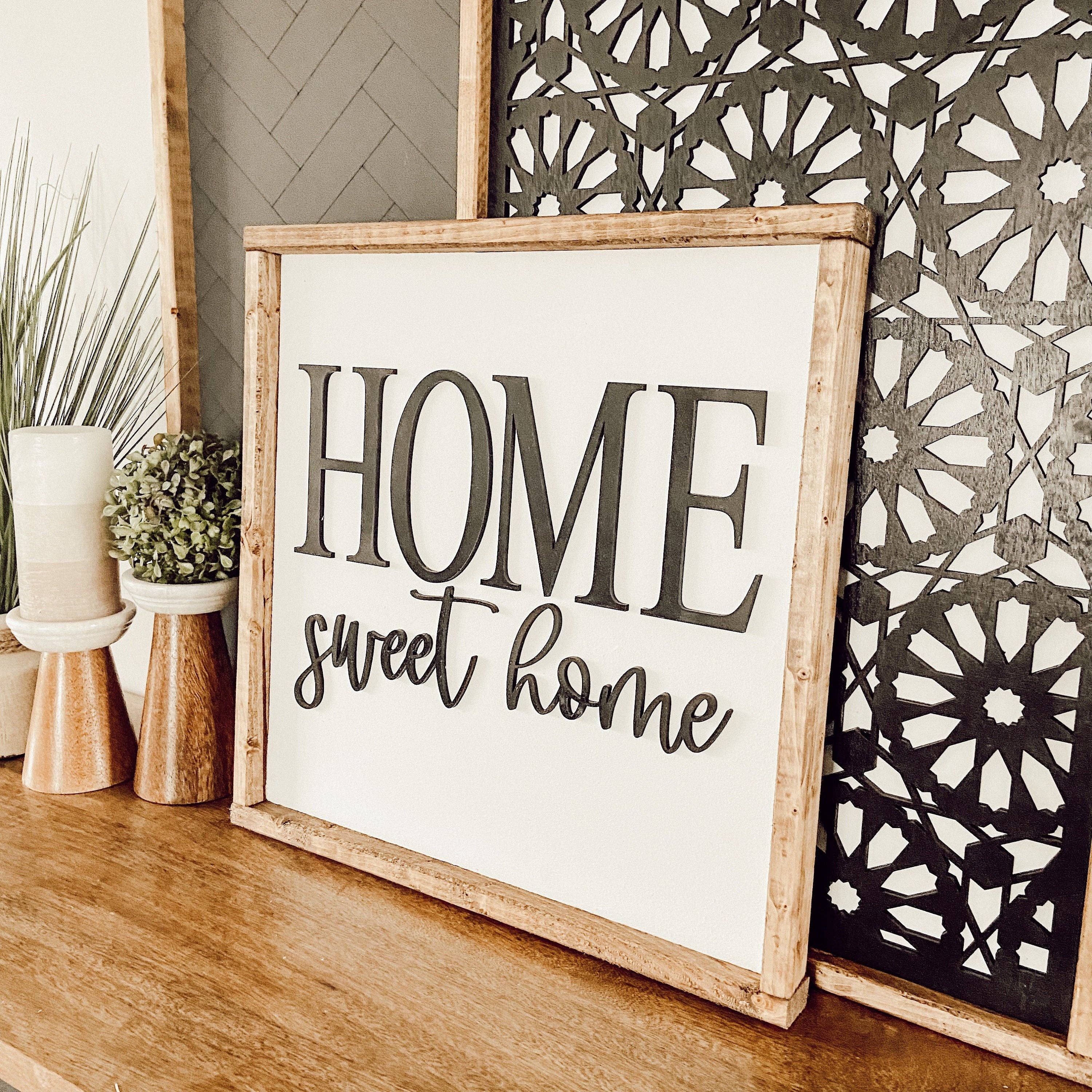 This Phrase of Life - Wholesale Sign - home sweet home - entryway, living room sign 5