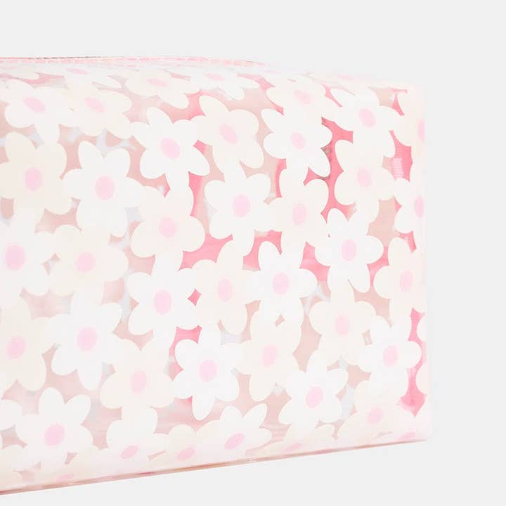 Skinnydip London - Wholesale Makeup/Cosmetic Bag - White Daisy Makeup Bag