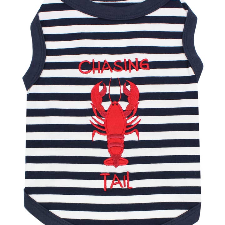 Parisian Pet® - Wholesale Pet Shirt - Dog - Lobster Chasing Tail Dog T-Shirt – Funny Shirt for Pets
