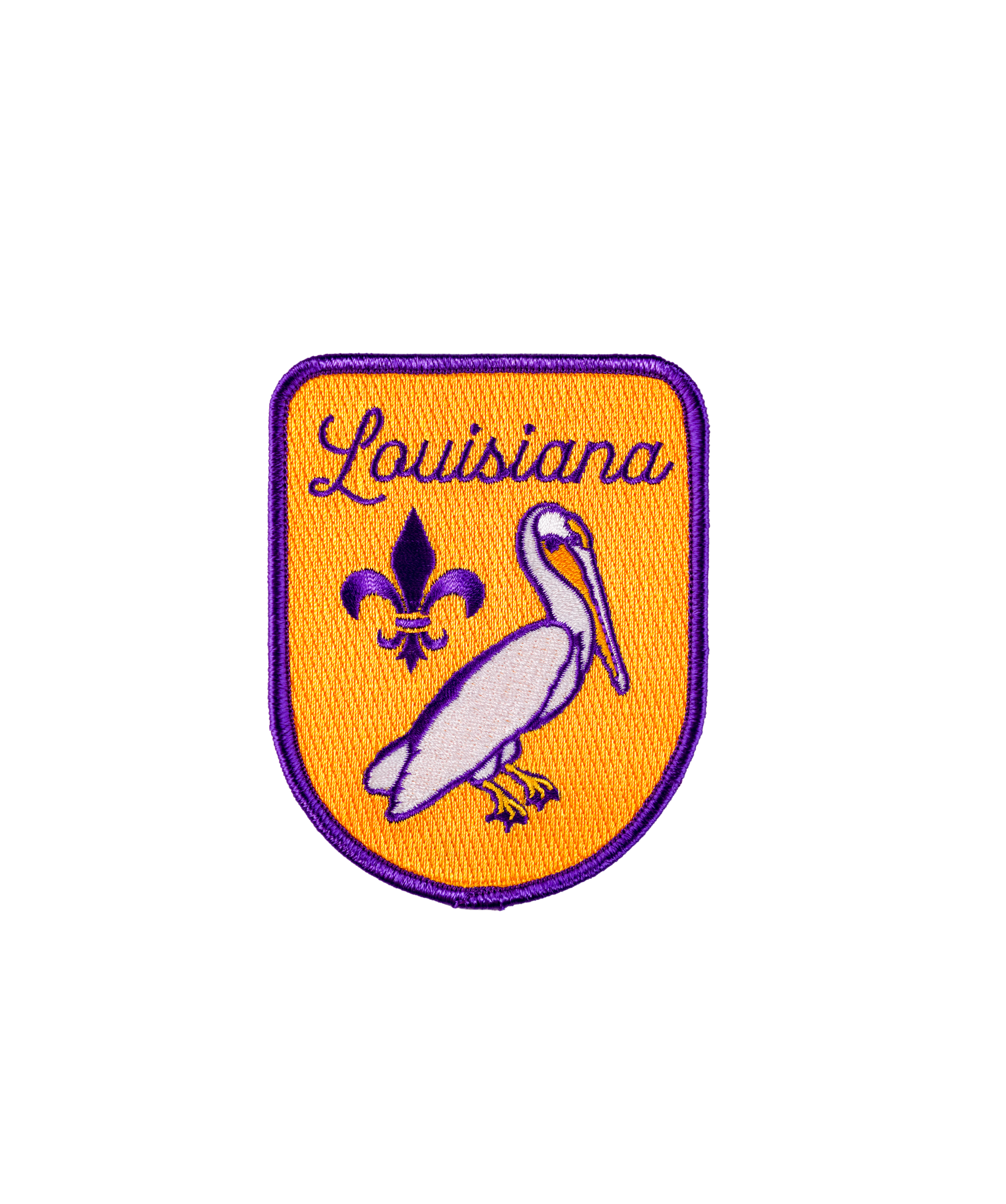 Oxford Pennant - Wholesale Patch - Louisiana Embroidered Patch1