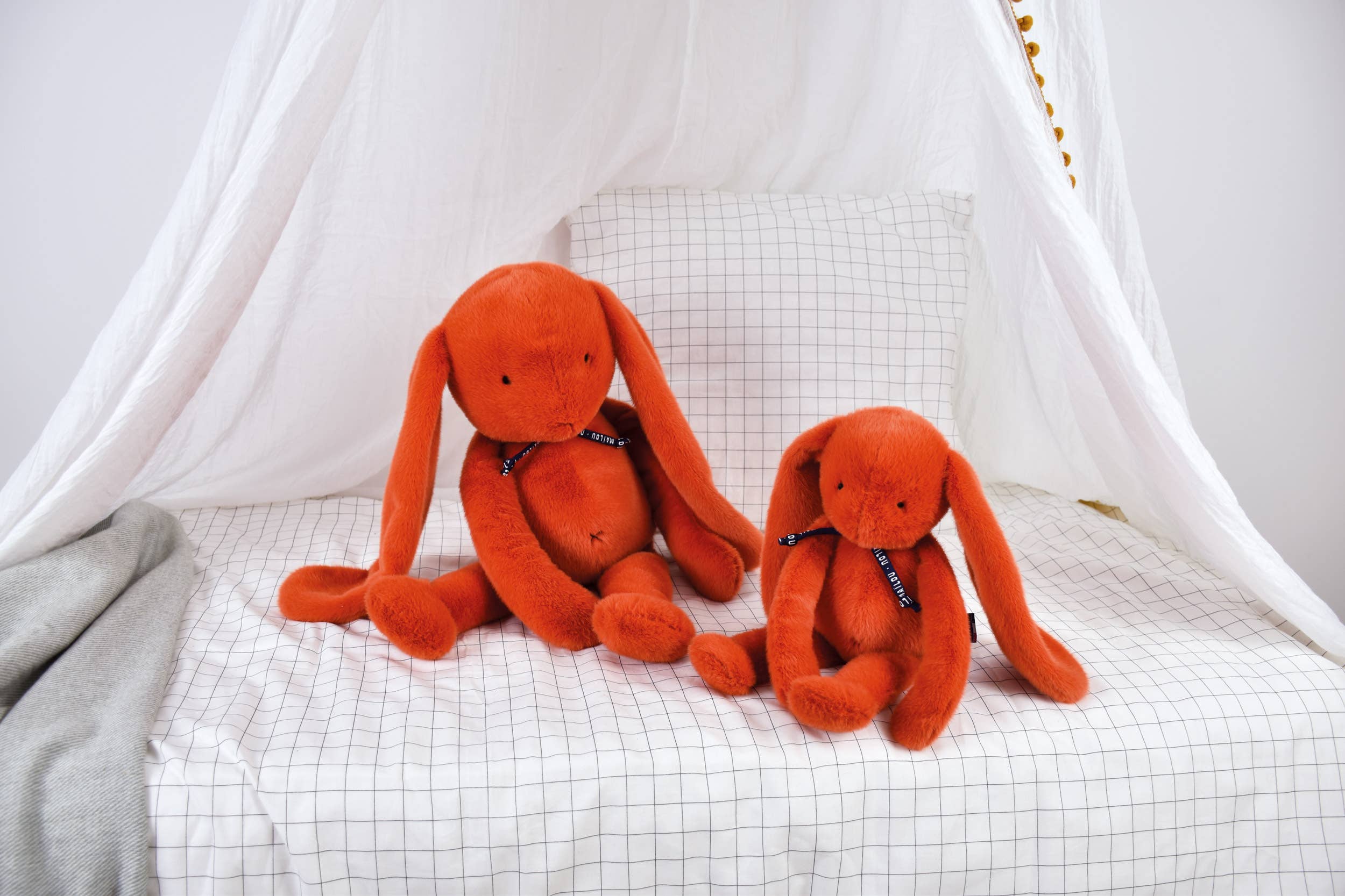 MAÏLOU TRADITION - Wholesale Stuffed/Plush Toy - Kids & Baby - MELOE RABBIT 56 cm Pumpkin 2