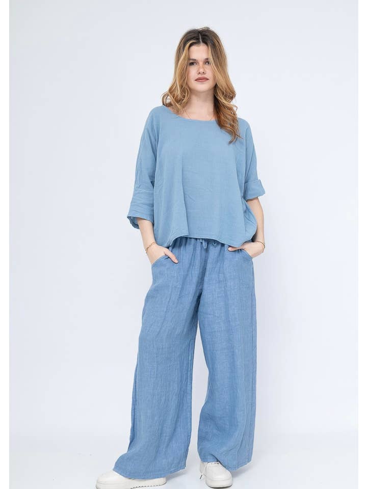 LINEN & COTTON HOUSE - Wholesale Pants – Women's - 5299 100% LINEN PANTS BEST SELLER, SPRINT SUMMER CLOTH37