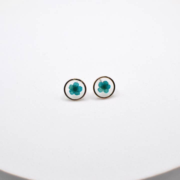 StarryNYC – Brincos de pino por atacado – Brincos Prensado Epóxi Redondos de Coudelaria10