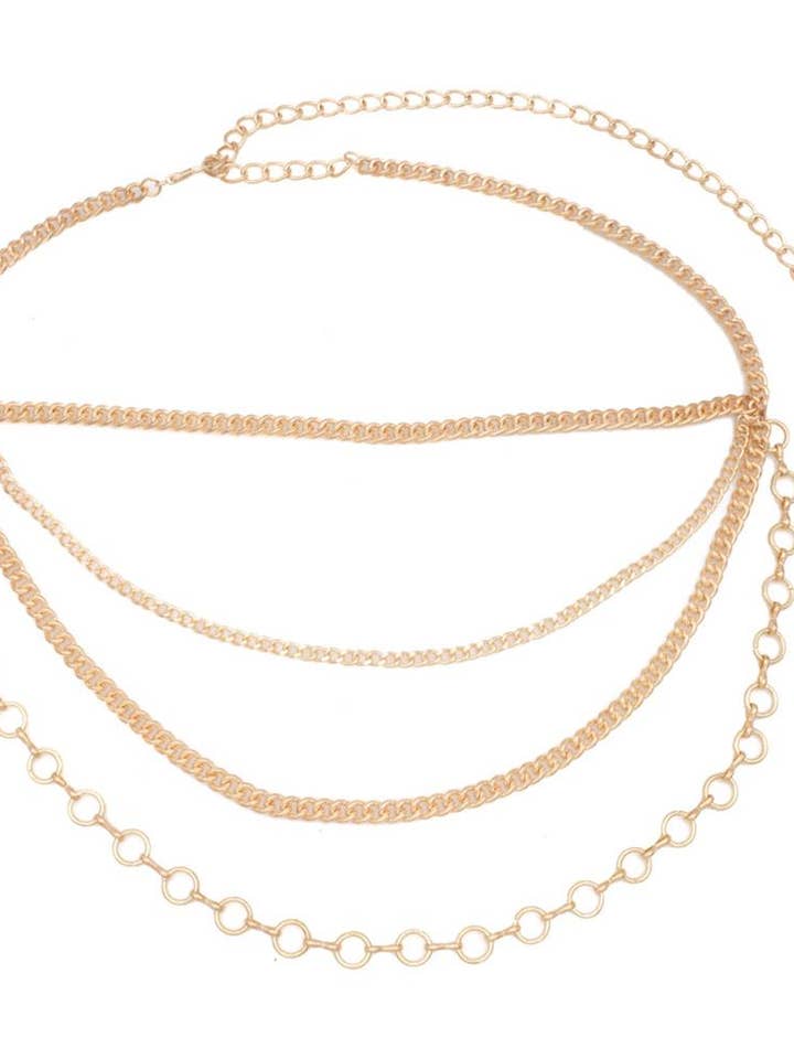 Kredsløbsforbindelseslag Draperingskædebælte ICH-84574 for engroshandel hos anbfashion