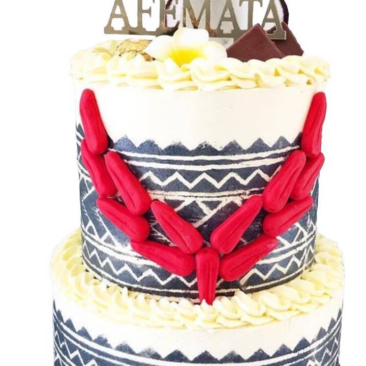 Samoan Arrow Border Stencil for engroshandel hos Belle Stencils