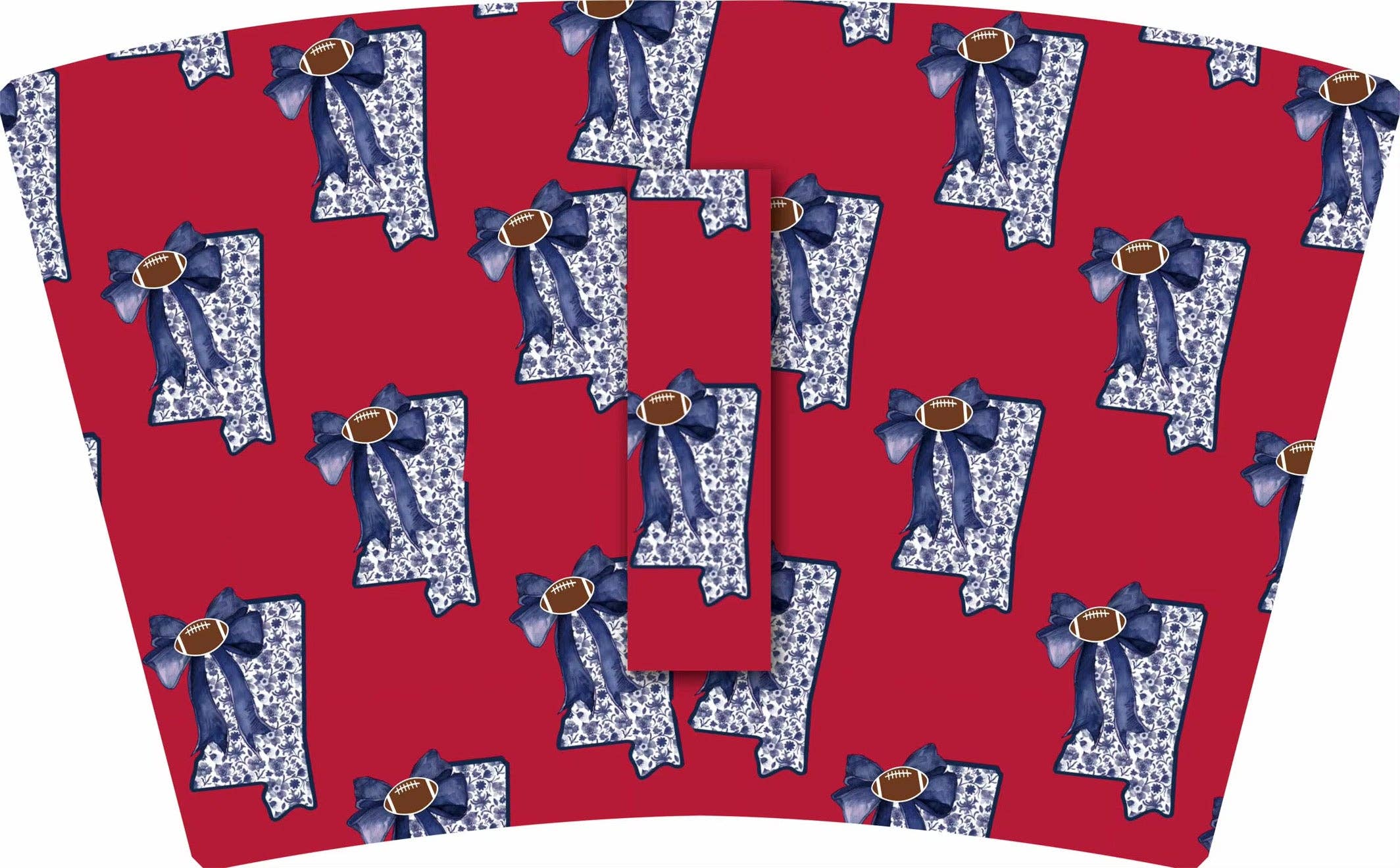 LA Koozie Company - Wholesale Drink Huggers & Koozies - (LATE OCTOBER PRE-ORDER) Red & Blue MS STATE TALL1