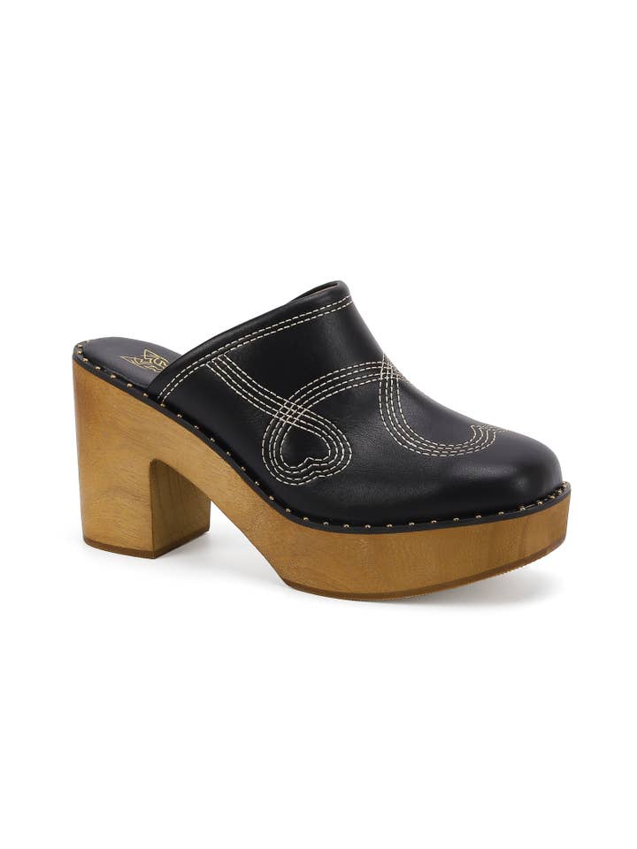 BEAST FASHION - Venta al por mayor Zapatos de plataforma - Mujer - Zuecos de Plataforma de Madera Retro Chic PRESLEY-28