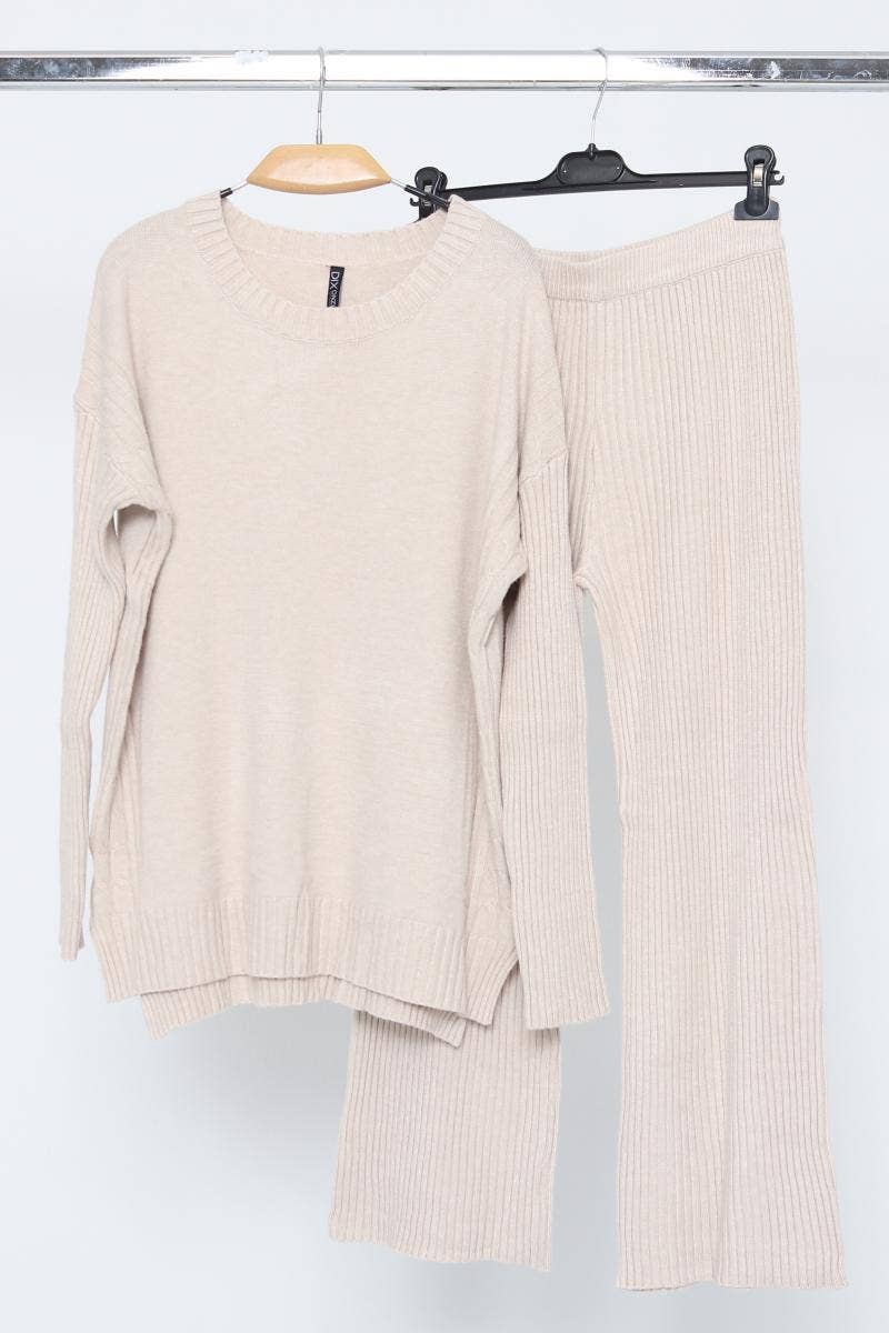 DIX-ONZE - Wholesale Lounge Set - Women's - Ribbed Premium Knit Homewear/Casual Set3