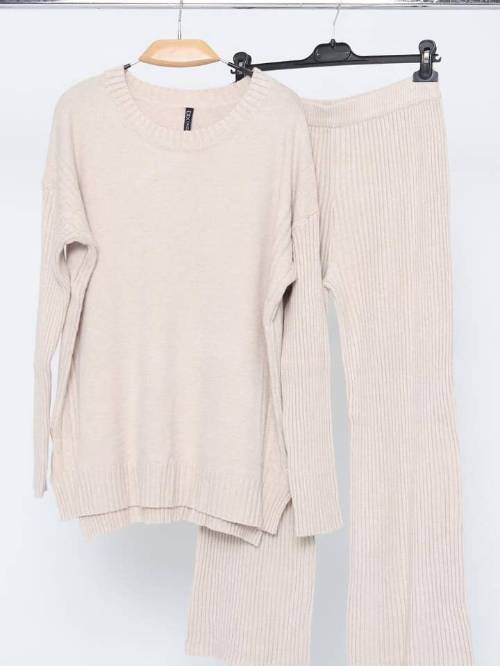 DIX-ONZE - Wholesale Lounge Set - Women's - Ribbed Premium Knit Homewear/Casual Set3