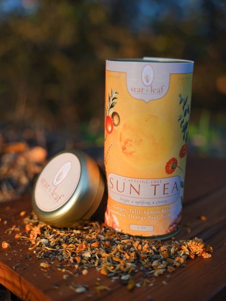 Sun Tea for wholesale by Star & Leaf Astrological Apothecary