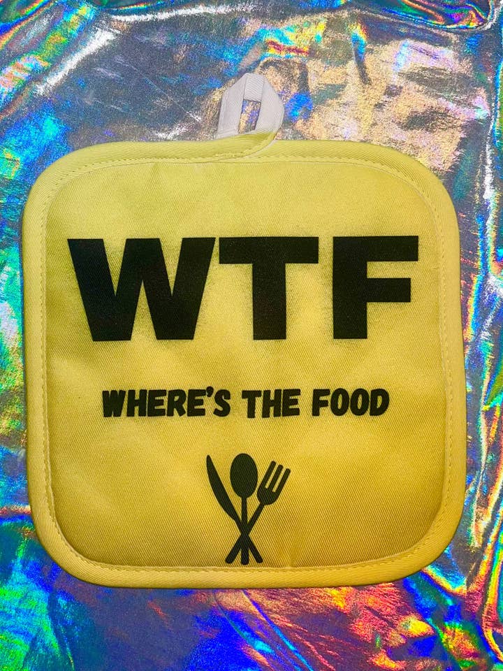 WTF Where's the Food Pot Holder for wholesale by MP Bag Makers