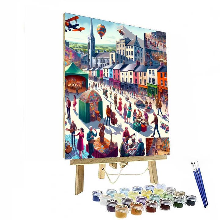 Artistry Rack - Wholesale Doe-het-zelf-knutselset - Het Galway International Arts Festival - Galway, Ierland - Doe-het-zelf Schilderen op Nummer Kit