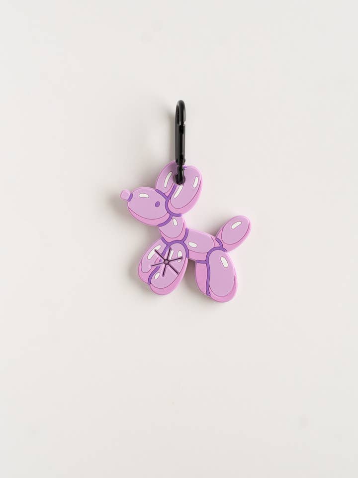 Up, Pup, & Away Poo Pal – Purple Balloon Dog Poop Bag Holder for wholesale by NatterDoodle