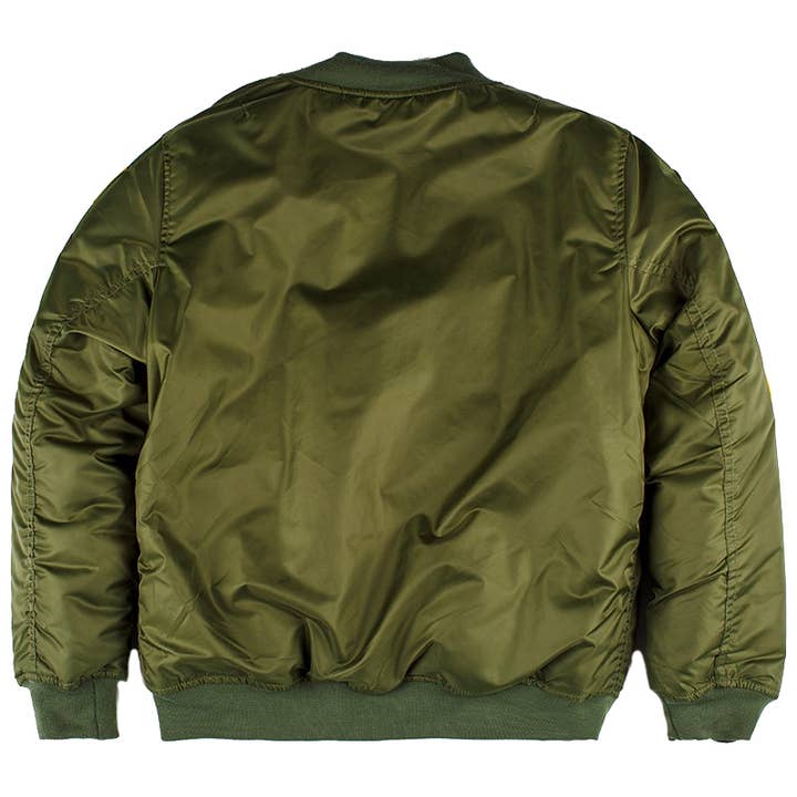 Up And Away - Wholesale Jacket - Unisex - Adult MA-1 Flight Jacket Green