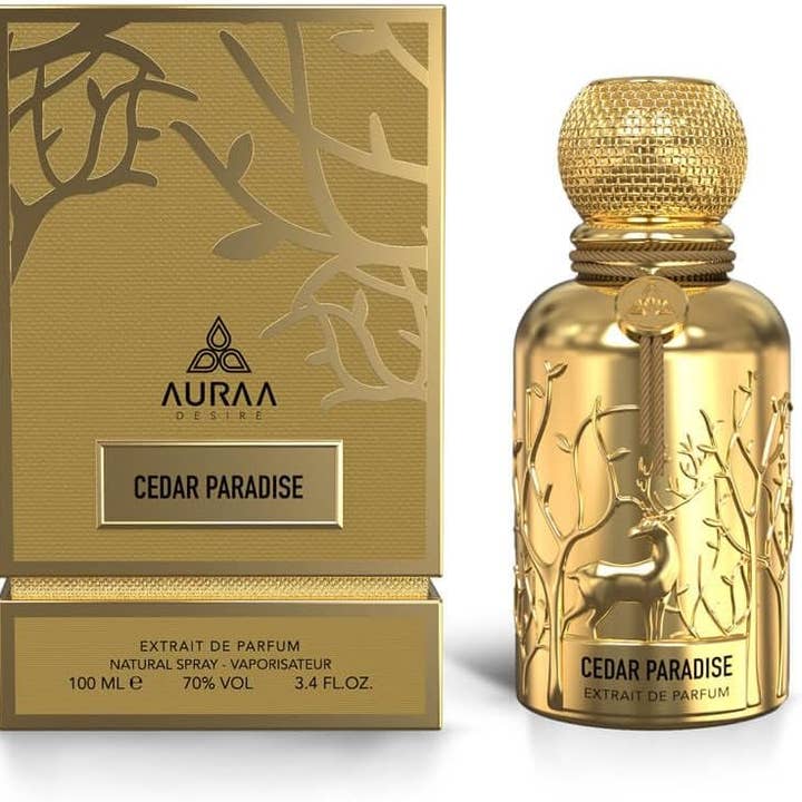 Auraa desire Cedar Paradise 100ml Extrait De Parfum unisex for wholesale by French Arabian Perfumes