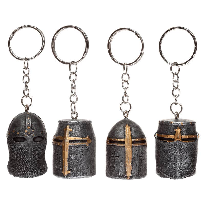 Puckator EU - Wholesale Keychain - Unisex - Medieval Knight Helmet Keyring1