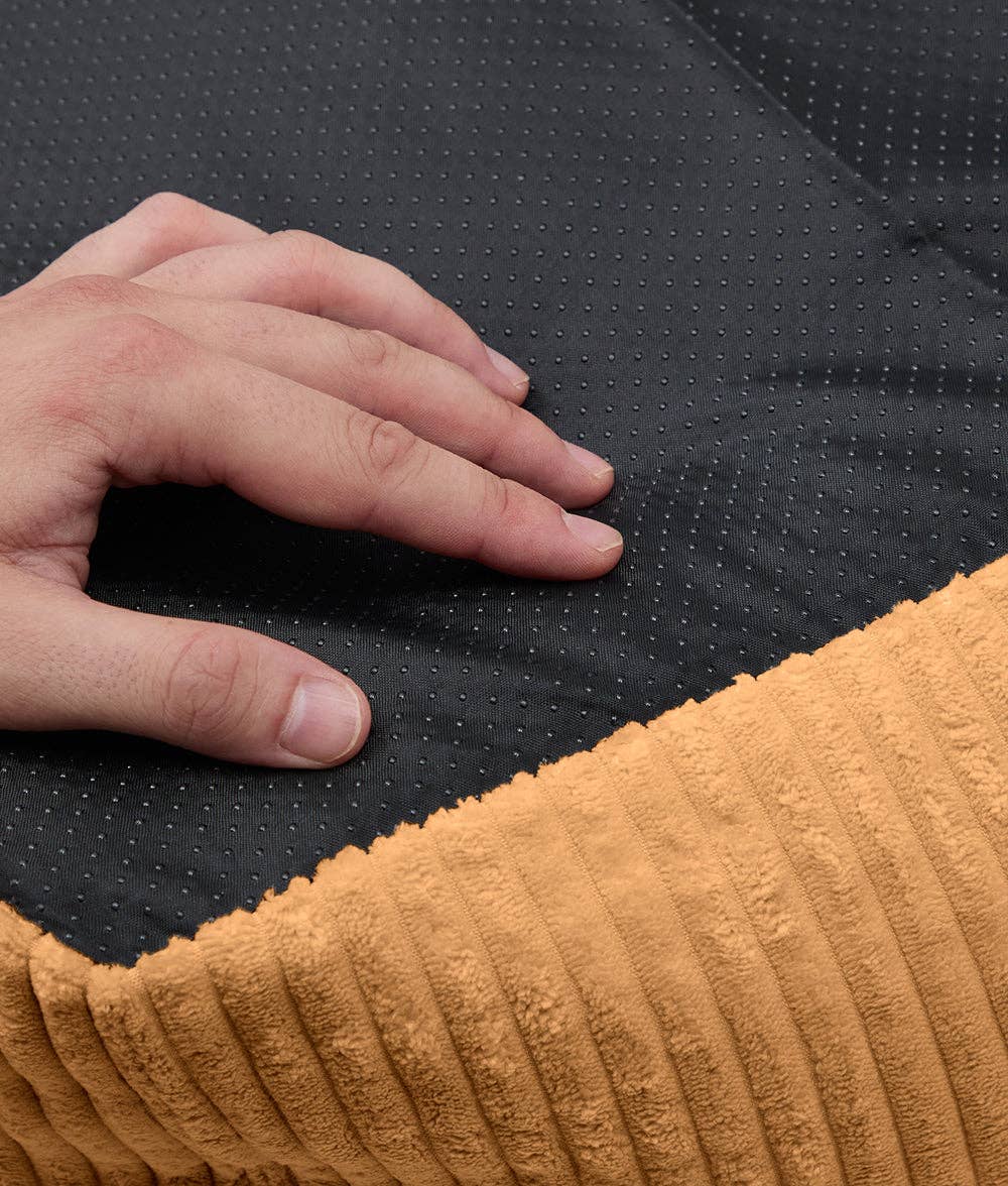 CAFIDE - Wholesale Bedding Blanket - Kids & Baby - Mustard Corduroy Bed Cover, Snozy1