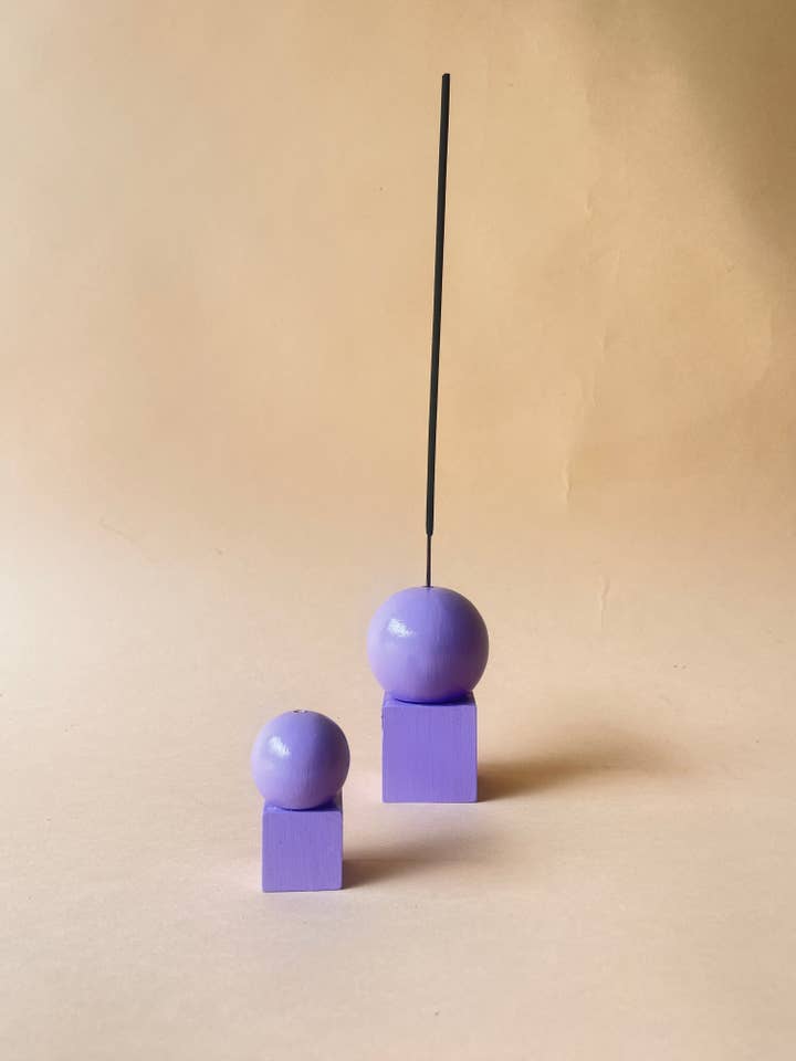 Porte-encens en bois - Lilas pour la vente par R-KI-TEKT