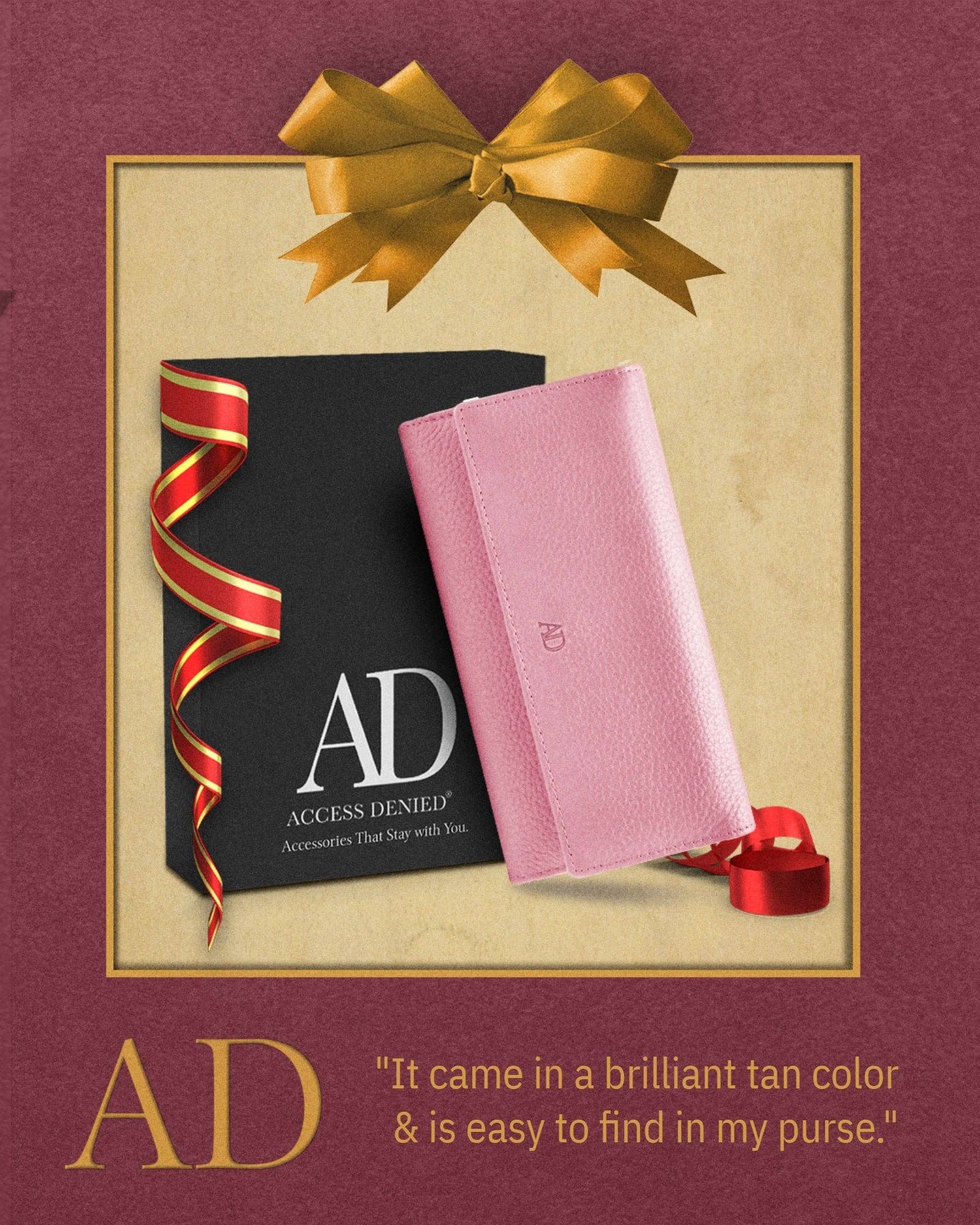 Access Denied Accessories - Wholesale Wallet - Women's - Trifold Clutch RFID Wallets For Women With Checkbook Holder41