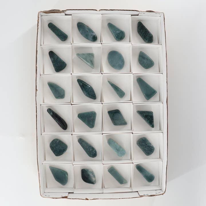 Mi Esperanza Minerals - Wholesale Spiritual Stone/Crystal - Jadeite Flat Set of 241