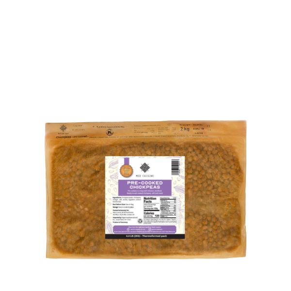 Med Cuisine EU - Wholesale Beans - Pre-cooked Chickpeas - 2KG0