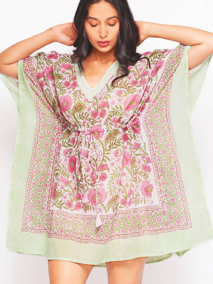 Sevya Handmade - Wholesale Kaftan - Women's - Namita Block Print Caftans
